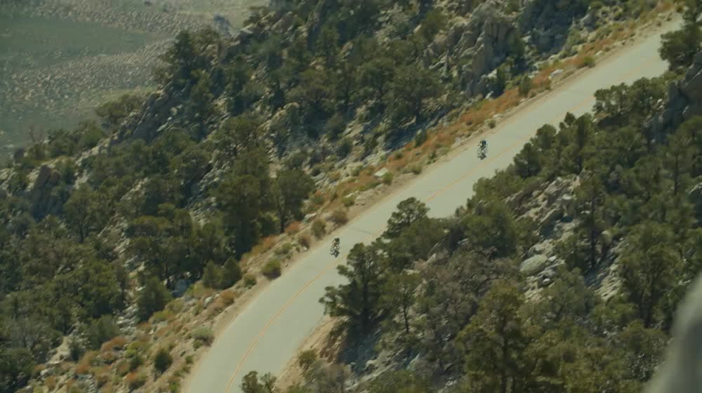 COROS DURA monté sur un vélo en sortie